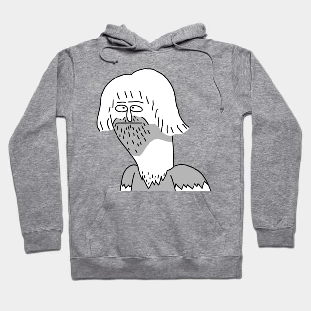 Hobo Man Hoodie by LaserPewPew